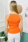 147327 Incili Halter Yaka Triko Bluz